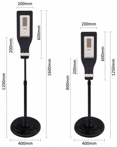 Händedesinfektions-Ständer höhenverstellbar
